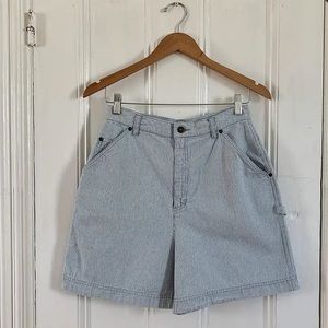 RAILROAD STRIPE UTILITY SHORT